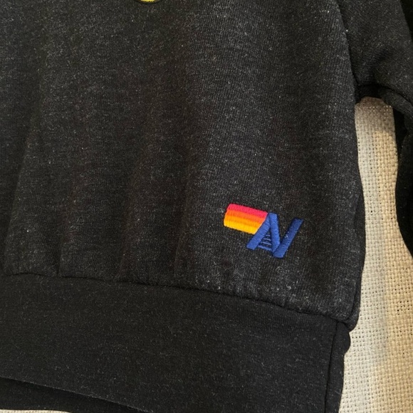 Aviator Nation Smokey cropped sweatshirt. EUC - Picture 3 of 4